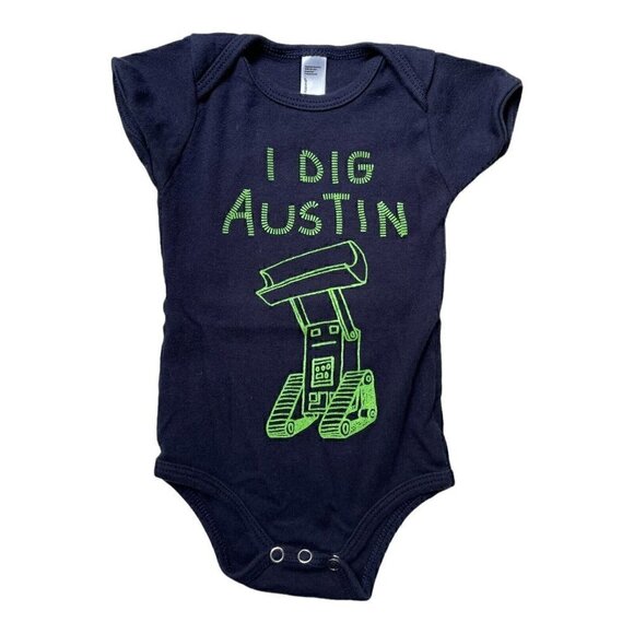 Texas State I Dig Austin Graphic  3-6 Months Baby BUNDLE 2 ITEMS One Piece - Picture 3 of 11